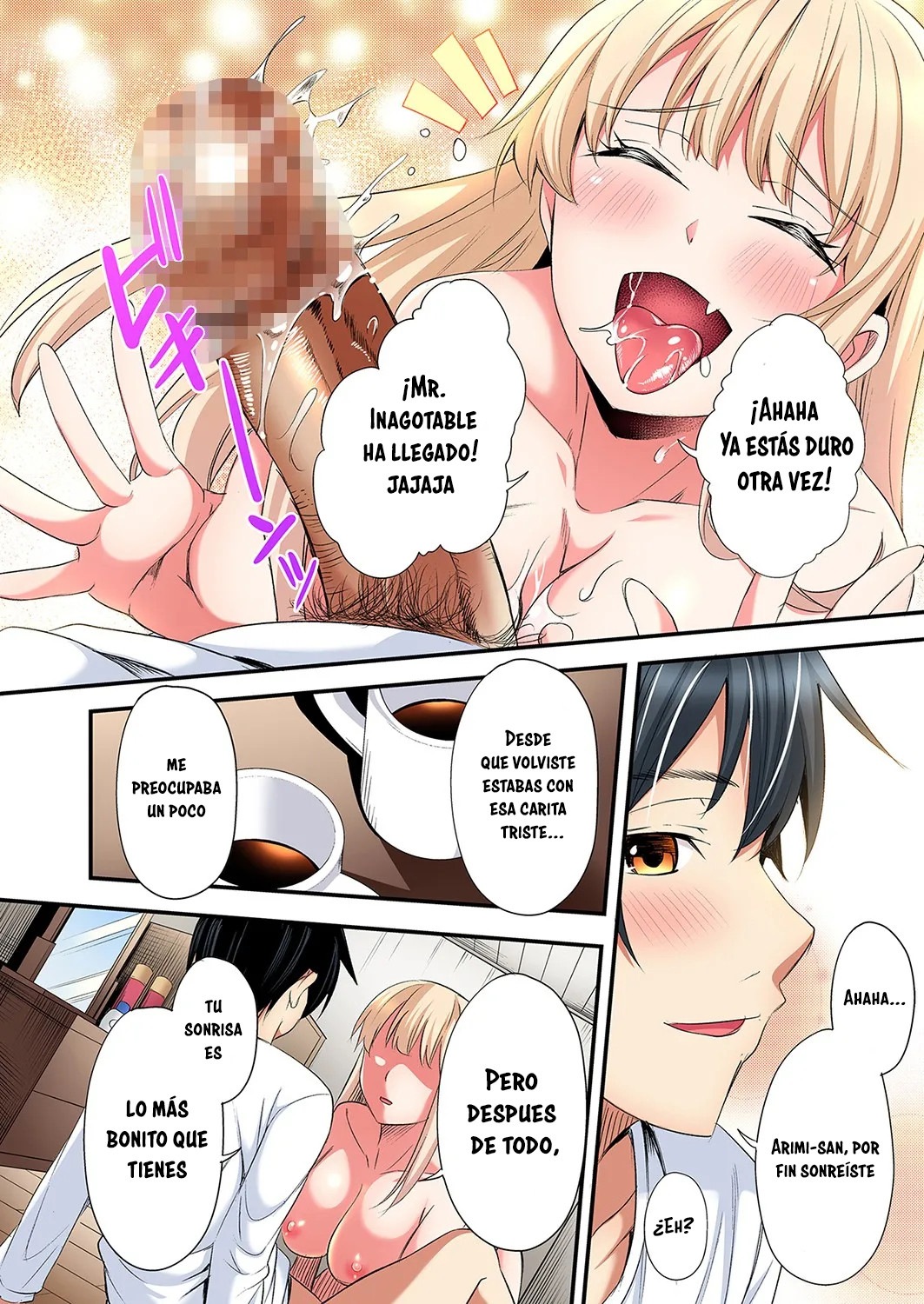 Técnicas sexuales con una mamá gyaru Capítulo 104 - Página 3