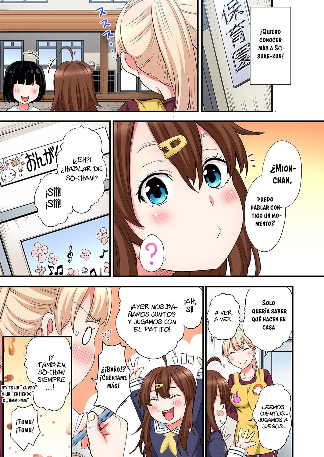 Técnicas sexuales con una mamá gyaru Capítulo 105 - Página 4