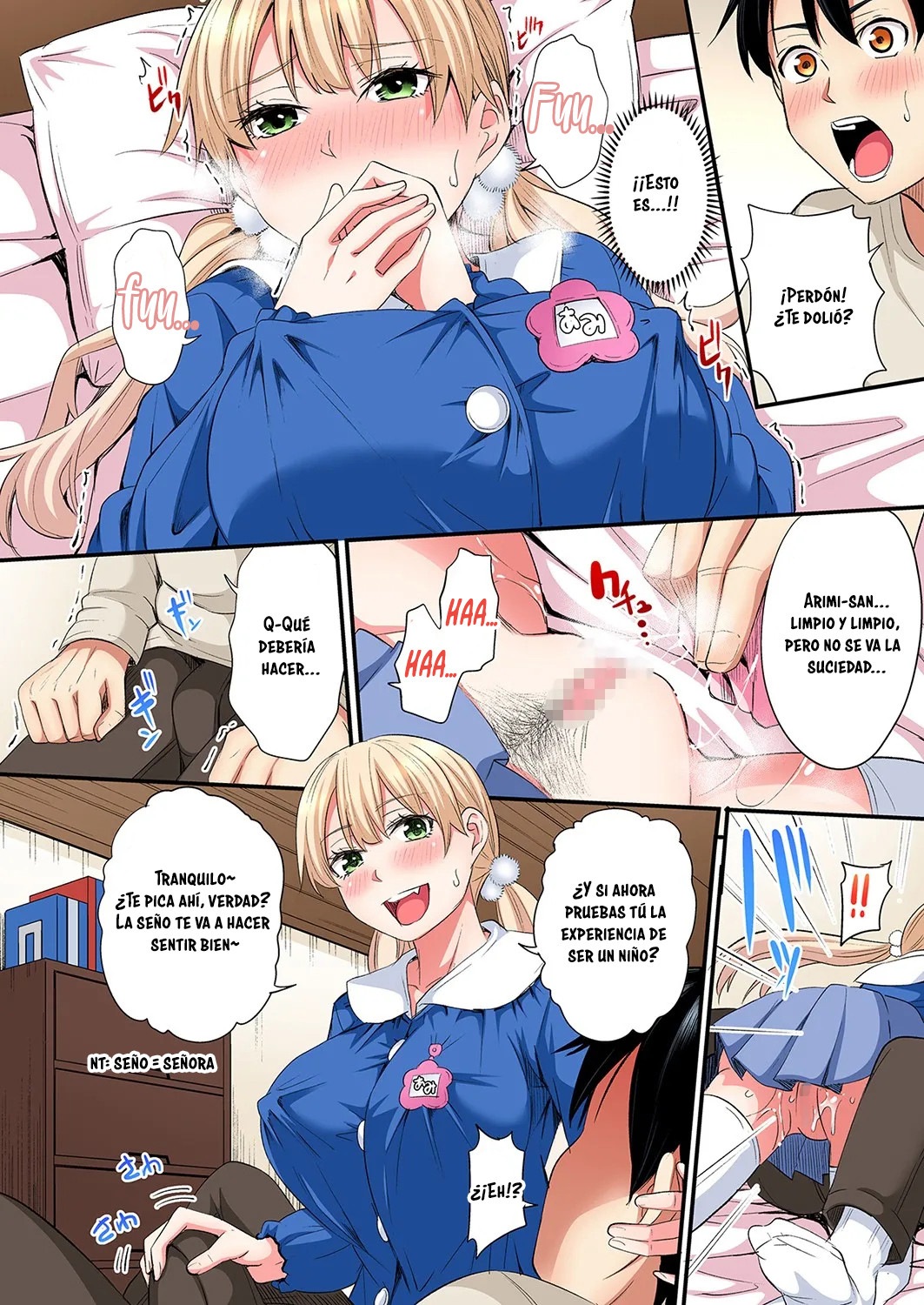 Técnicas sexuales con una mamá gyaru Capítulo 106 - Página 7