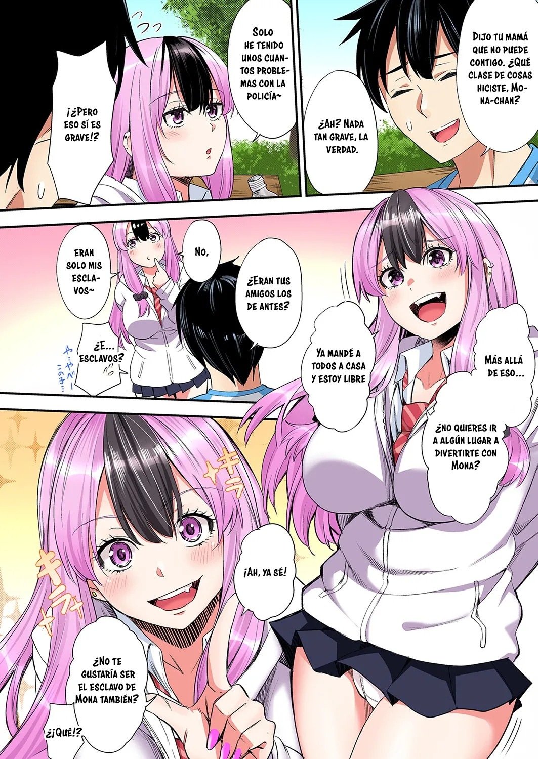 Técnicas sexuales con una mamá gyaru Capítulo 111 - Página 7