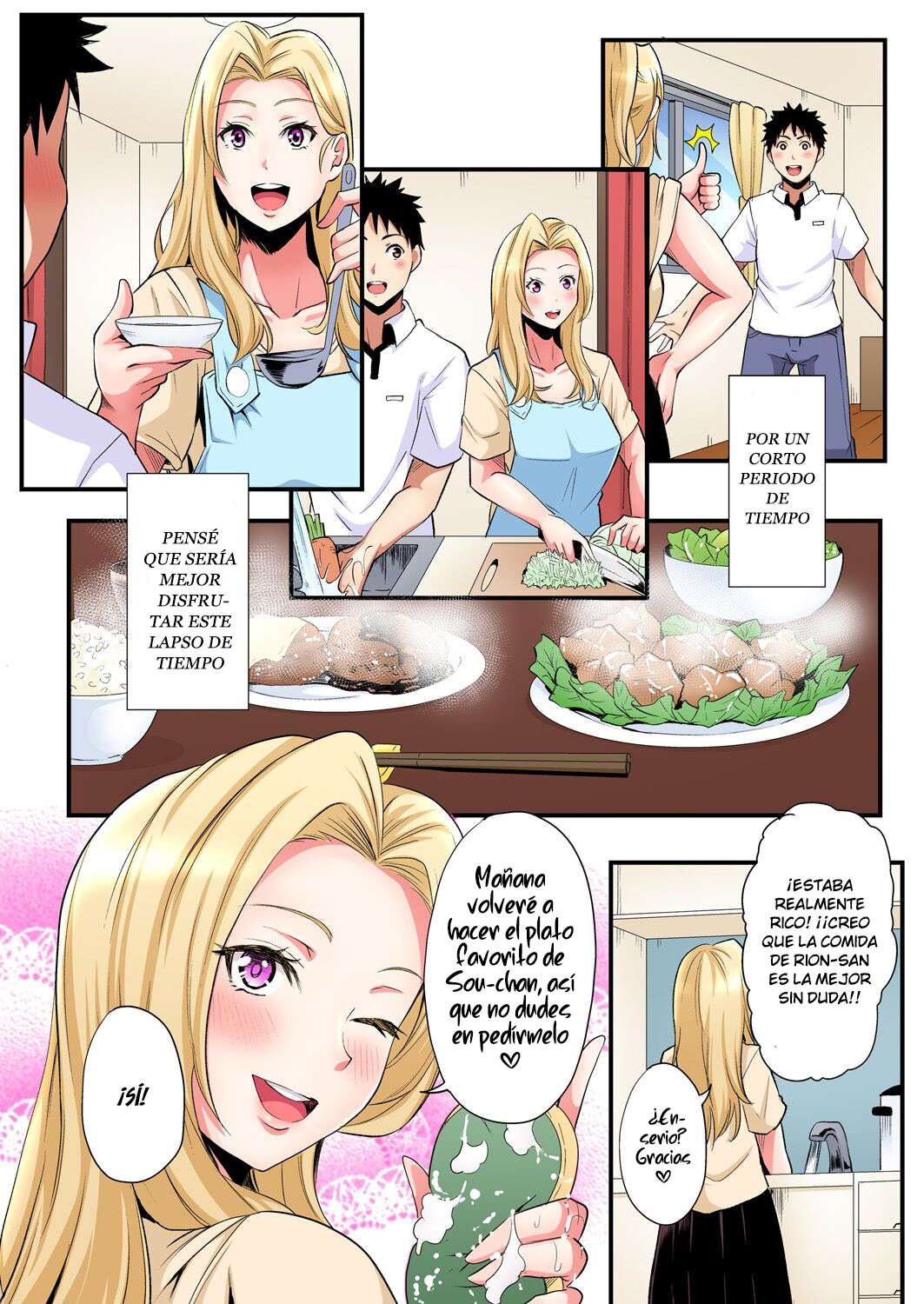 Técnicas sexuales con una mamá gyaru Capítulo 64 - Página 3