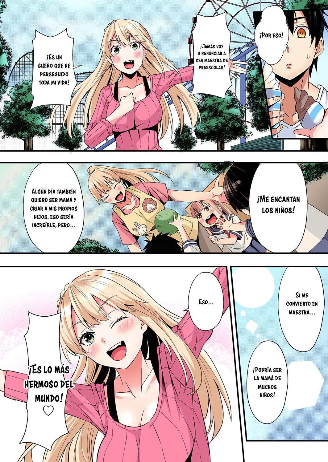 Técnicas sexuales con una mamá gyaru Capítulo 98 - Página 7