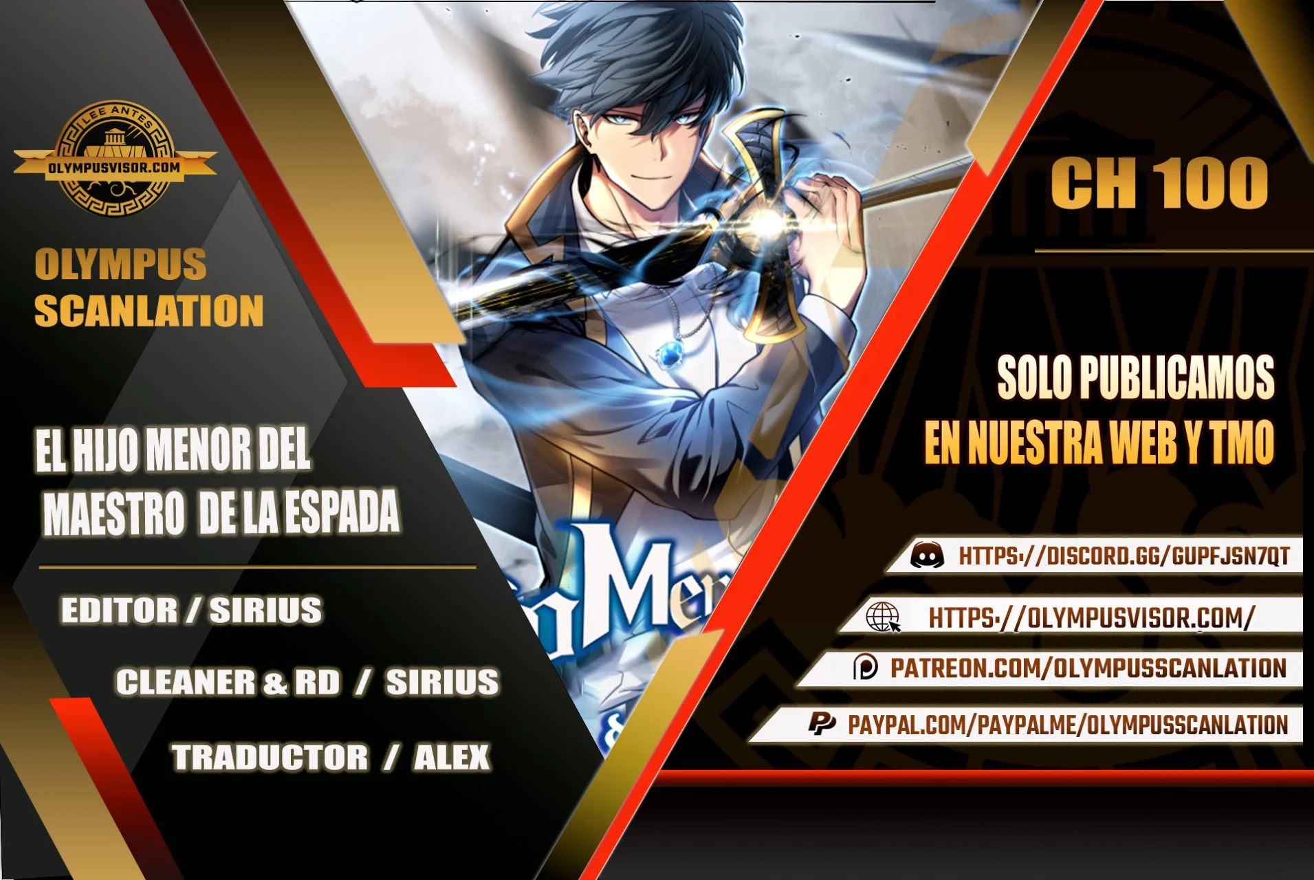 El hijo menor del maestro de la espada Capítulo 100 - Página 1