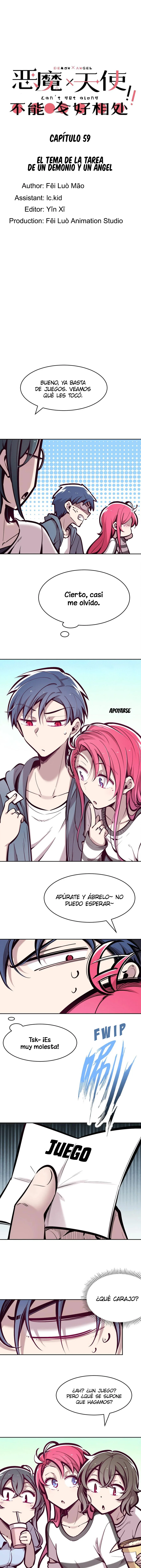 Demon X Angel No Pueden Llevarse Bien Capítulo 59 - Página 2