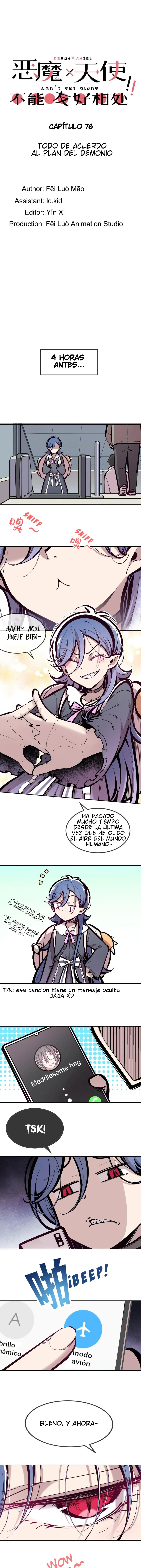 Demon X Angel No Pueden Llevarse Bien Capítulo 76 - Página 1