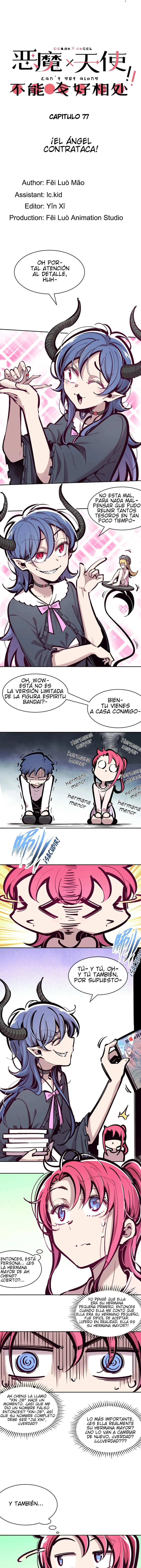 Demon X Angel No Pueden Llevarse Bien Capítulo 77 - Página 1